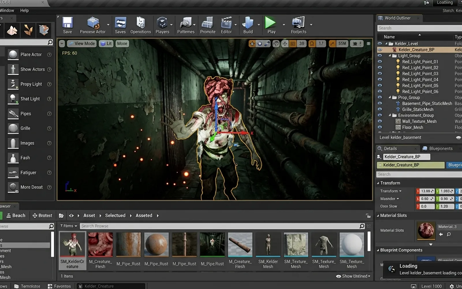 Production на Blueprints